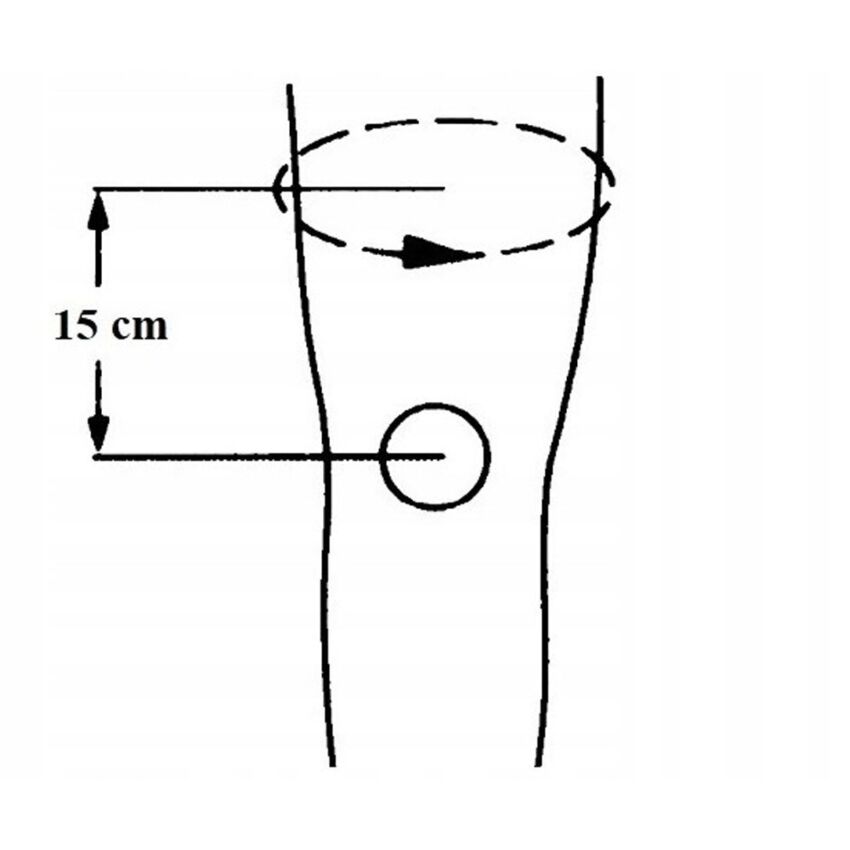 Genunchiera Elastica, Marimea L, Circumferinta Deasupra Genunchilui 38-48 cm, Nuanta Gri