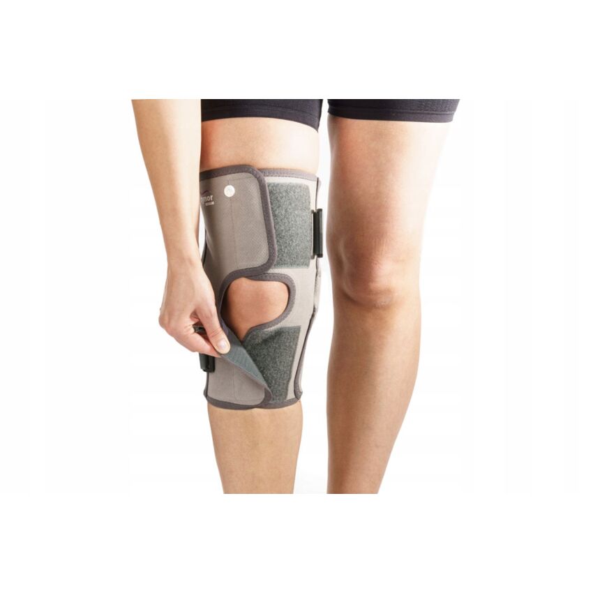 Genunchiera Profesionala  Cu Benzi de Fixare Velcro Marimea XXL Culoare Gri