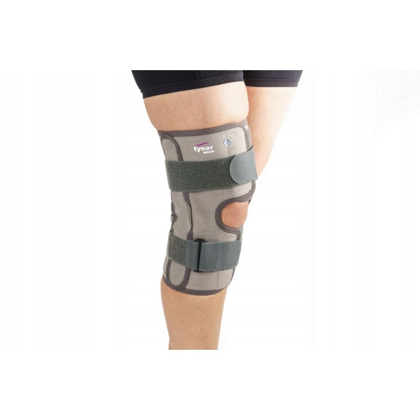 Genunchiera Profesionala Marime XL Decupaj Rotula, Benzi De Fixare Picior, Lungime 30 cm