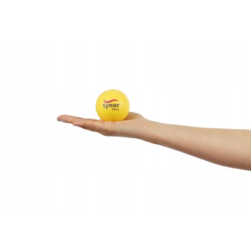Minge Reabilitare Anti-Stres, Diametru 6,5 cm, Galbena