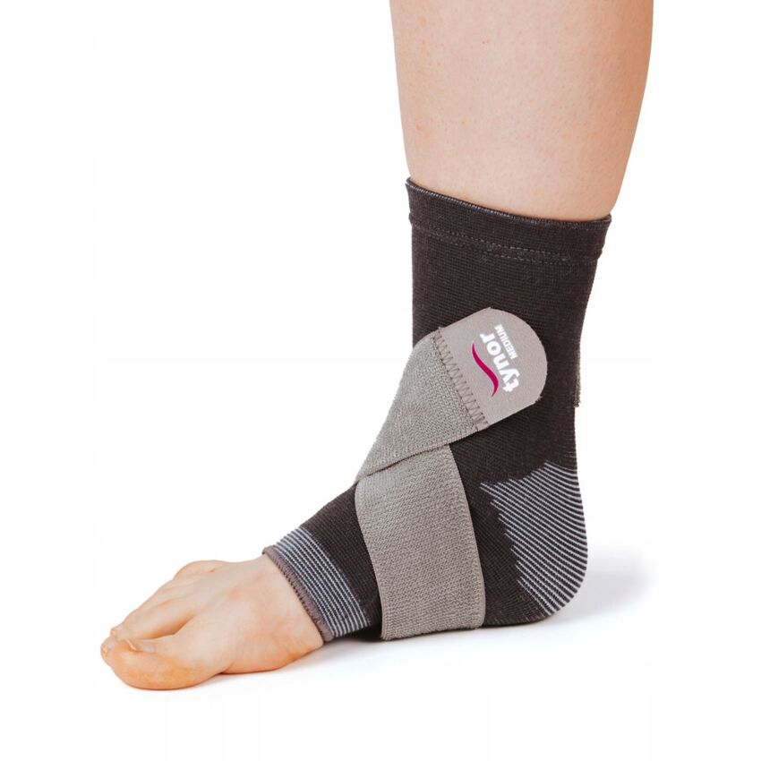 Stabilizator Elastic Glezna, Marime L, Nuanta Gri, Universal