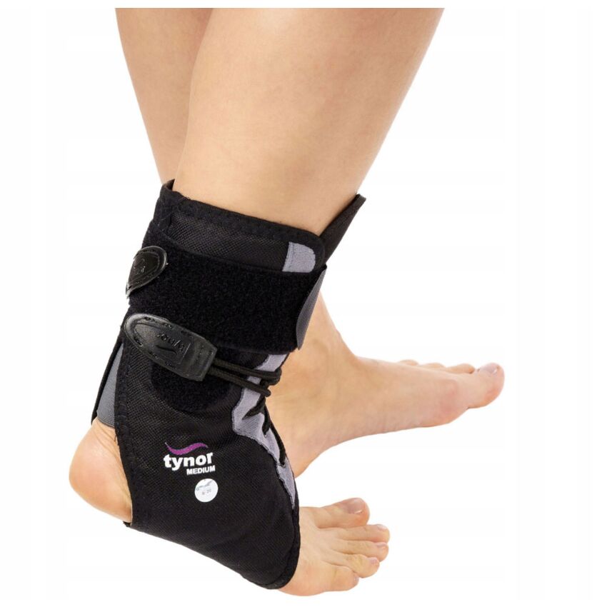 Stabilizator Glezna, Marimea M, Snur Fixare, Culoare Negru, Adult, Copil, Universal