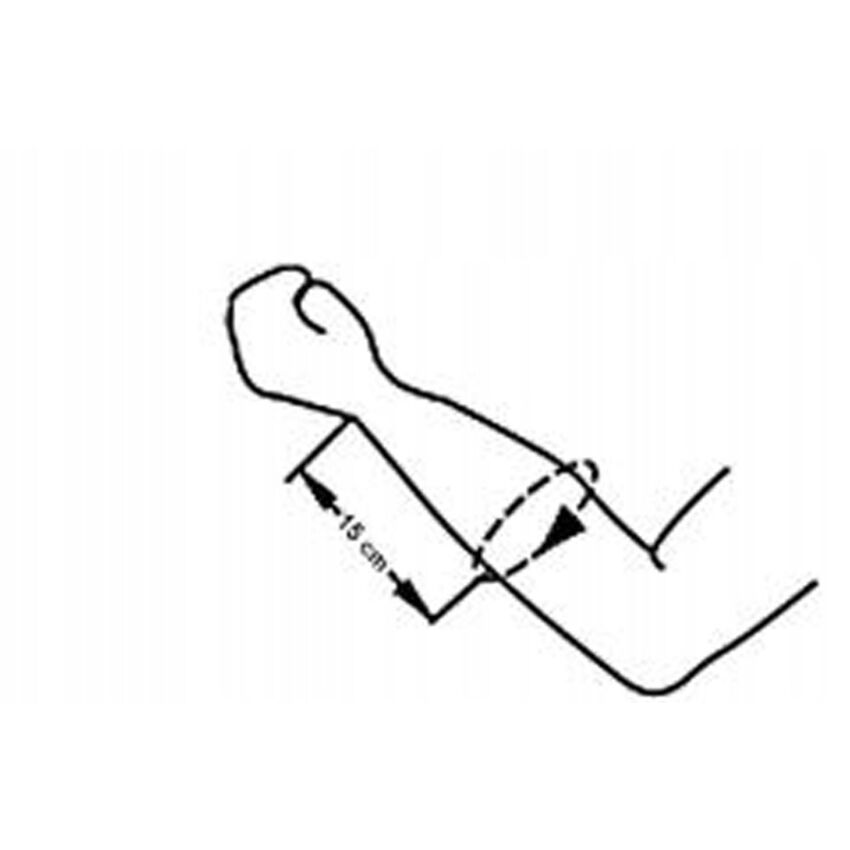 Stabilizator Incheietura Mana, Marimea M, Lungime, 24,5 cm, Culoare Negru, Fixare pe Degetul Mare, Ambidextru