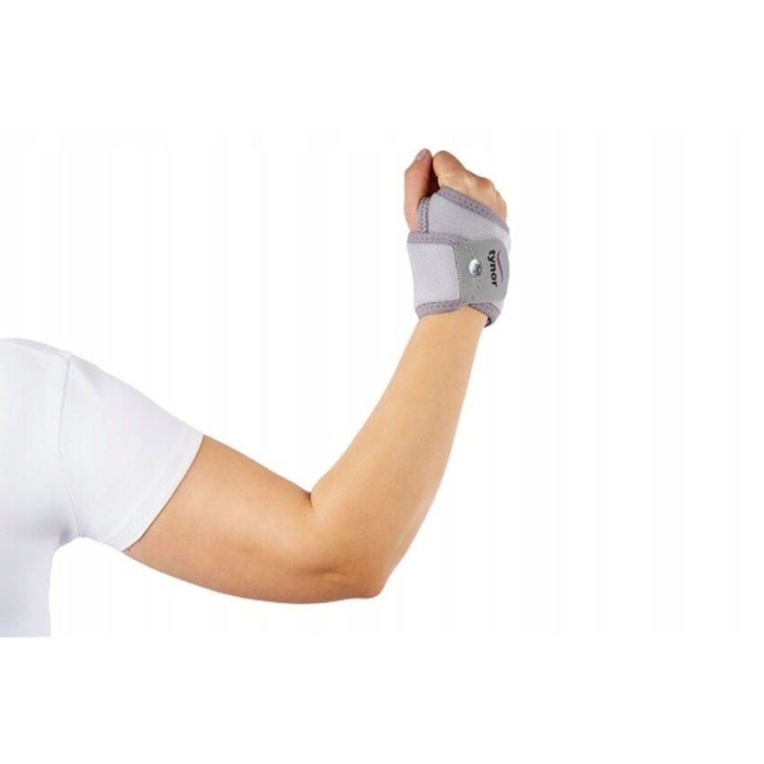 Stabilizator Incheietura Manii, Neoprem, Culoare Gri, Ambidextru, Circumferinta Incheietura 12.5-23.8 cm