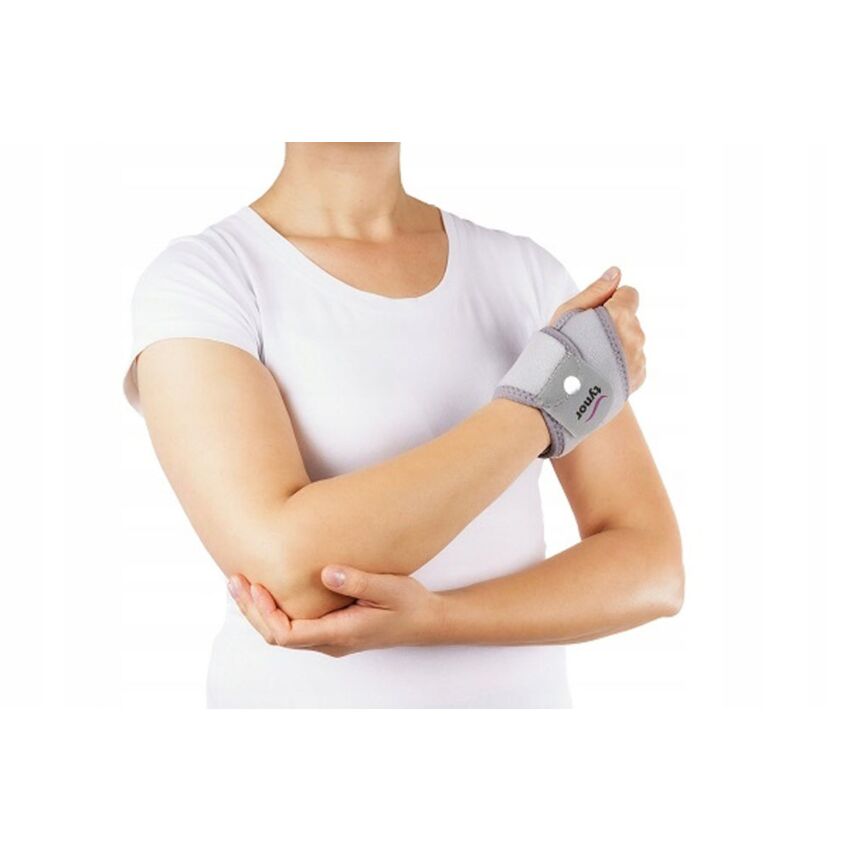 Stabilizator Incheietura Manii, Neoprem, Culoare Gri, Ambidextru, Circumferinta Incheietura 12.5-23.8 cm