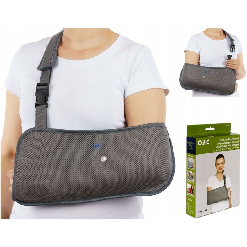 Suport Fixare Antebrat, Culoare Gri, Marime XL, Circumferinta Piept 115-130cm, Adult,Copil,Universal 