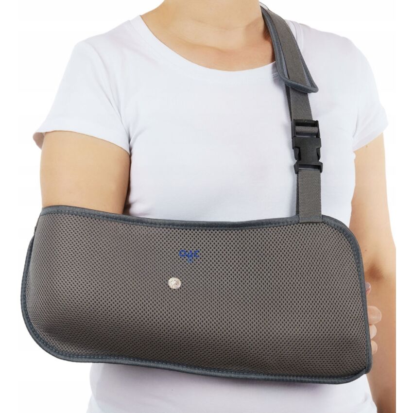 Suport Fixare Antebrat/Brat Marime L Culoare Gri Circumferinta Torace 100-115 cm