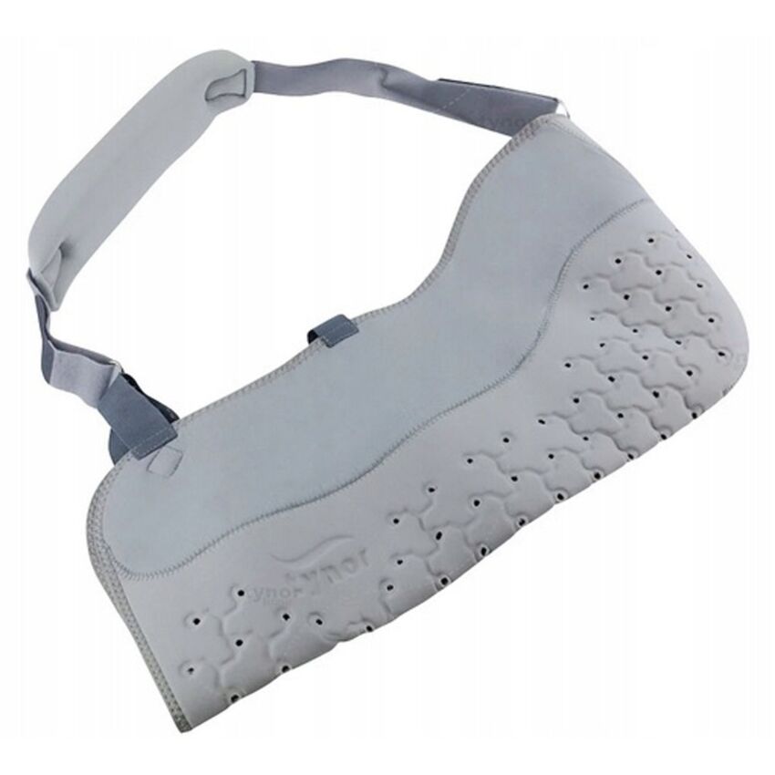 Suport Fixare Brat, Centura Clavicula, Culoare Gri, Marime S, Lungime Antebrat 37 cm, Circumferinta Torace 70-85 cm, Universala