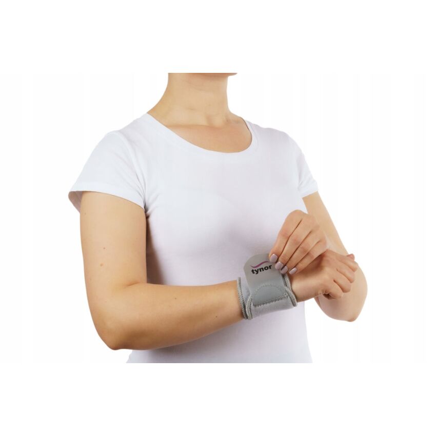 Suport Fixare Incheietura Mana Culoare Gri, Circumferinta Incheietura Mana 12.5-23.8 cm Marime Universala